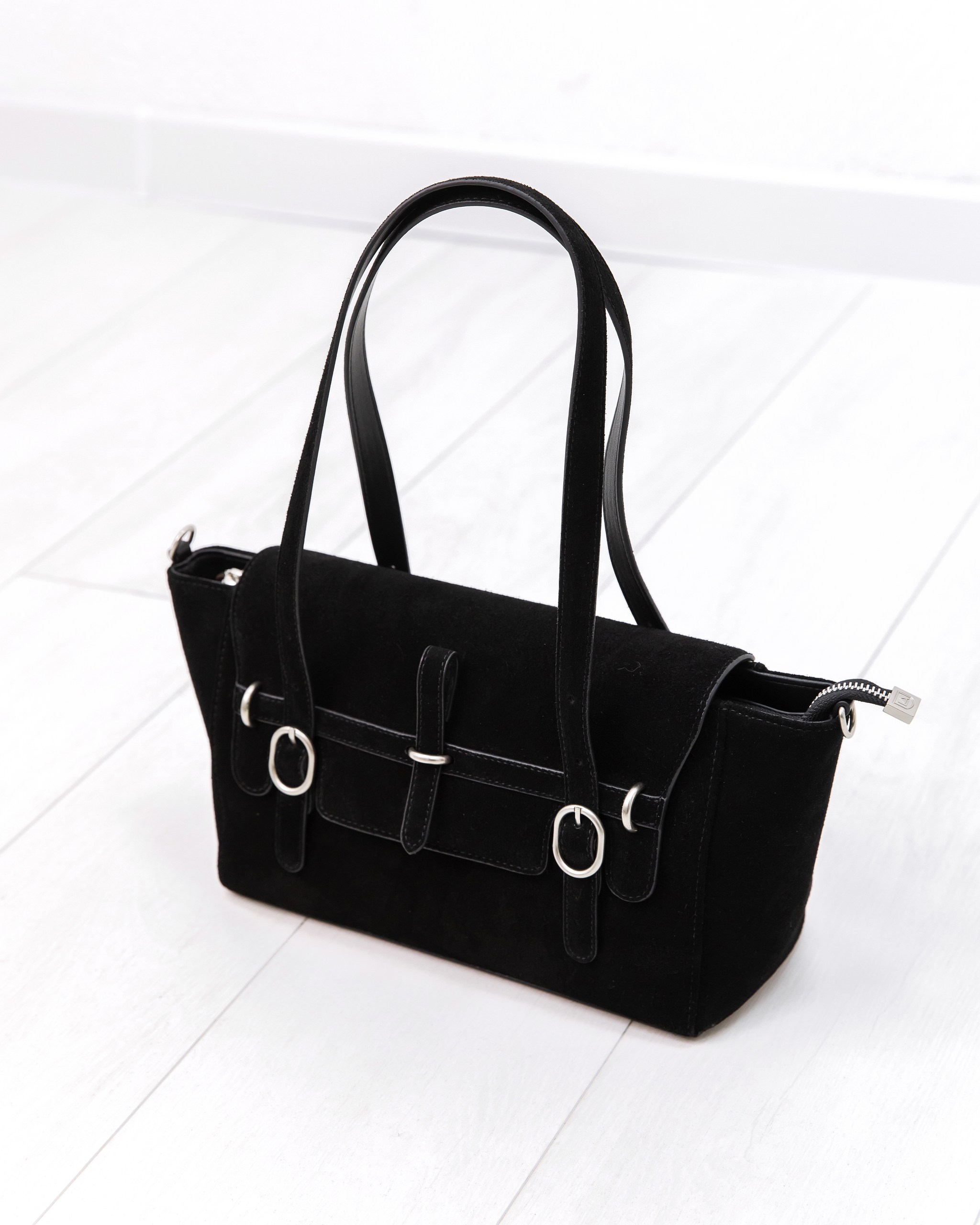 LACCOMA bag-1067 / черная замша