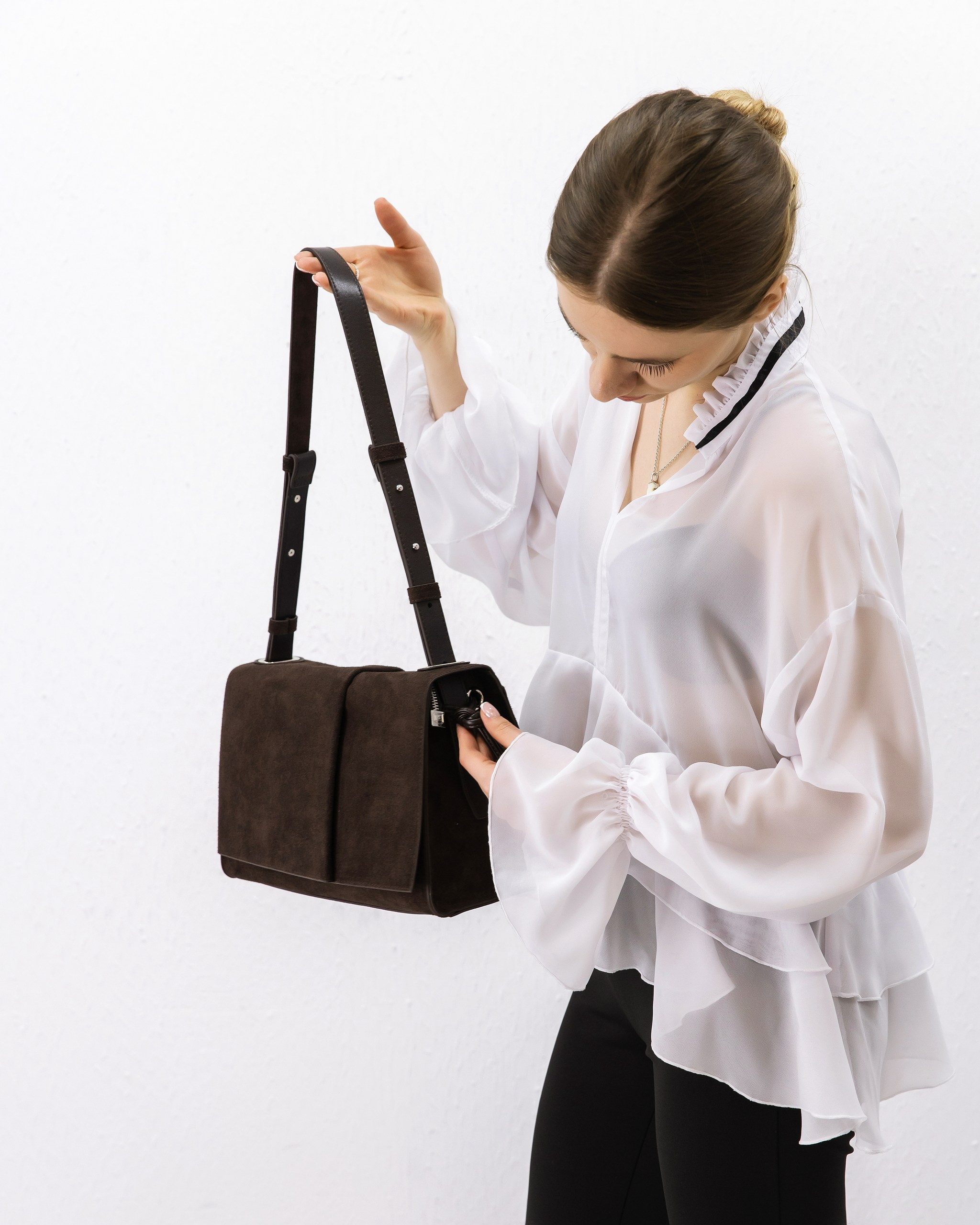 LACCOMA 2091 / коричневая замша