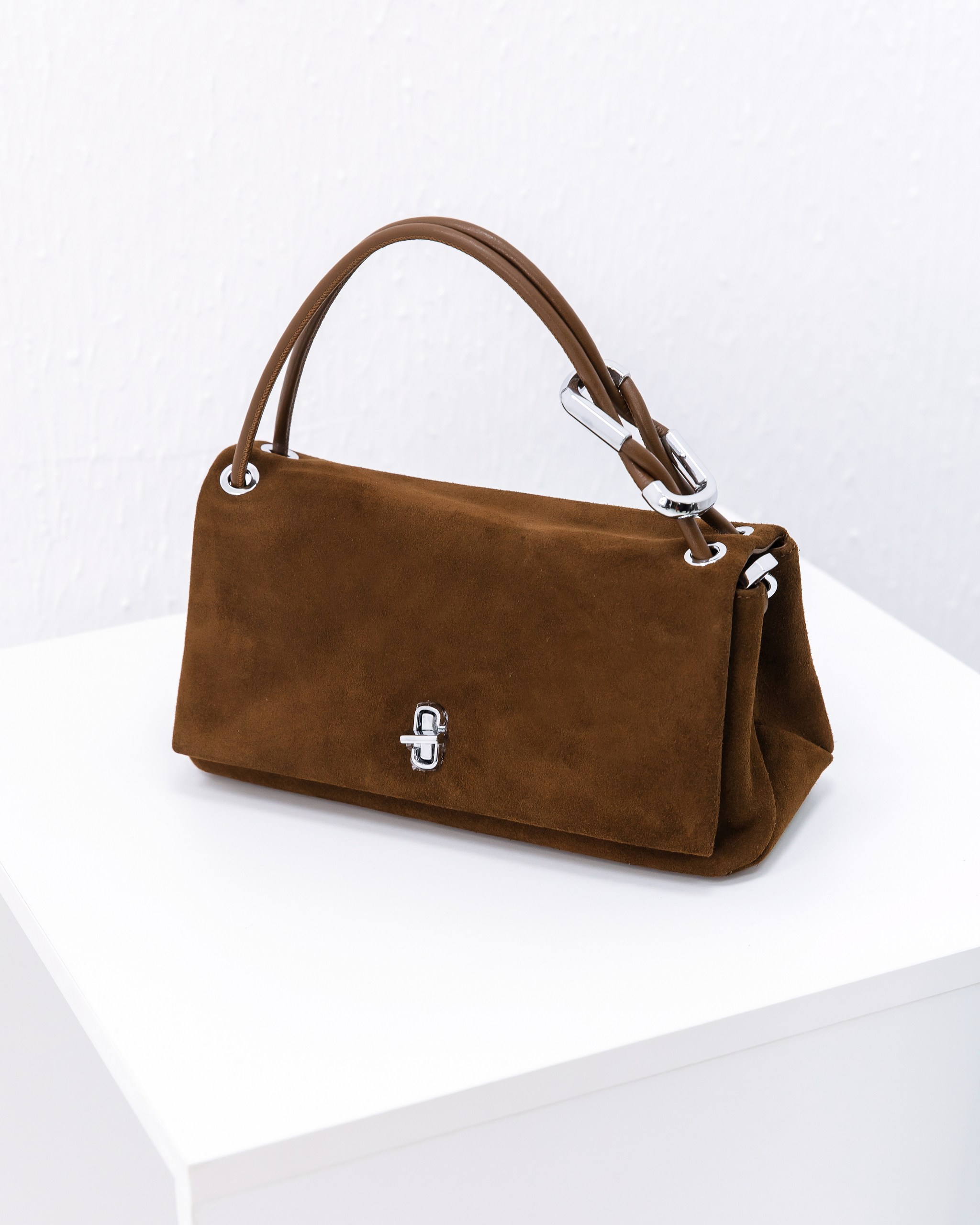 LACCOMA bag-8067 / замша коньяк