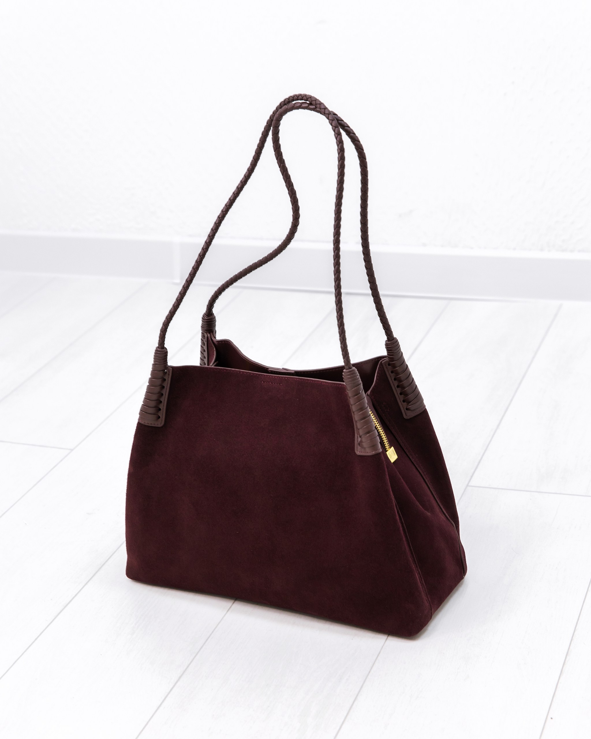 LACCOMA bag-1069 / бордовая замша