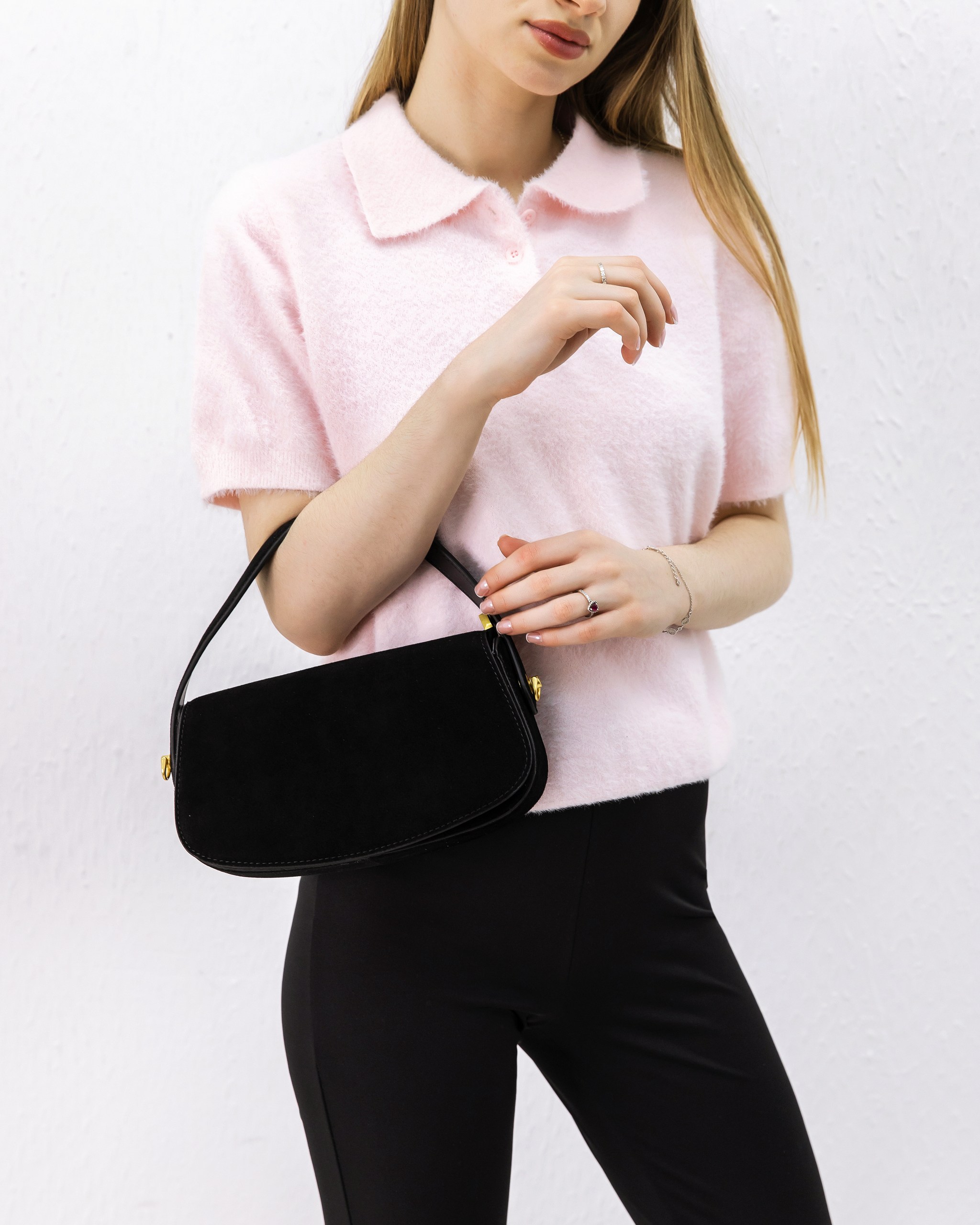 LACCOMA 1118 / черная замша