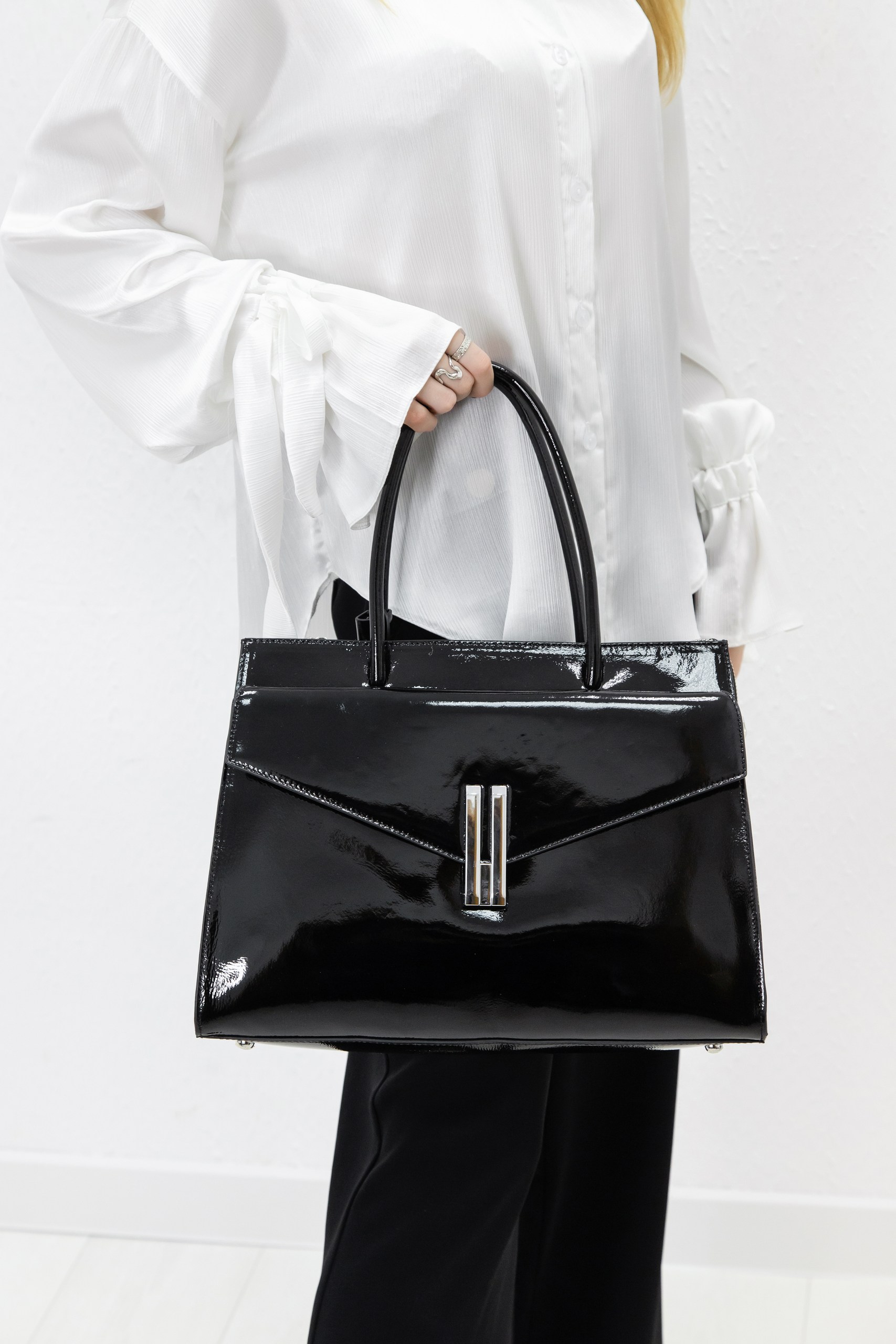 LACCOMA bag-1267 / черный лак