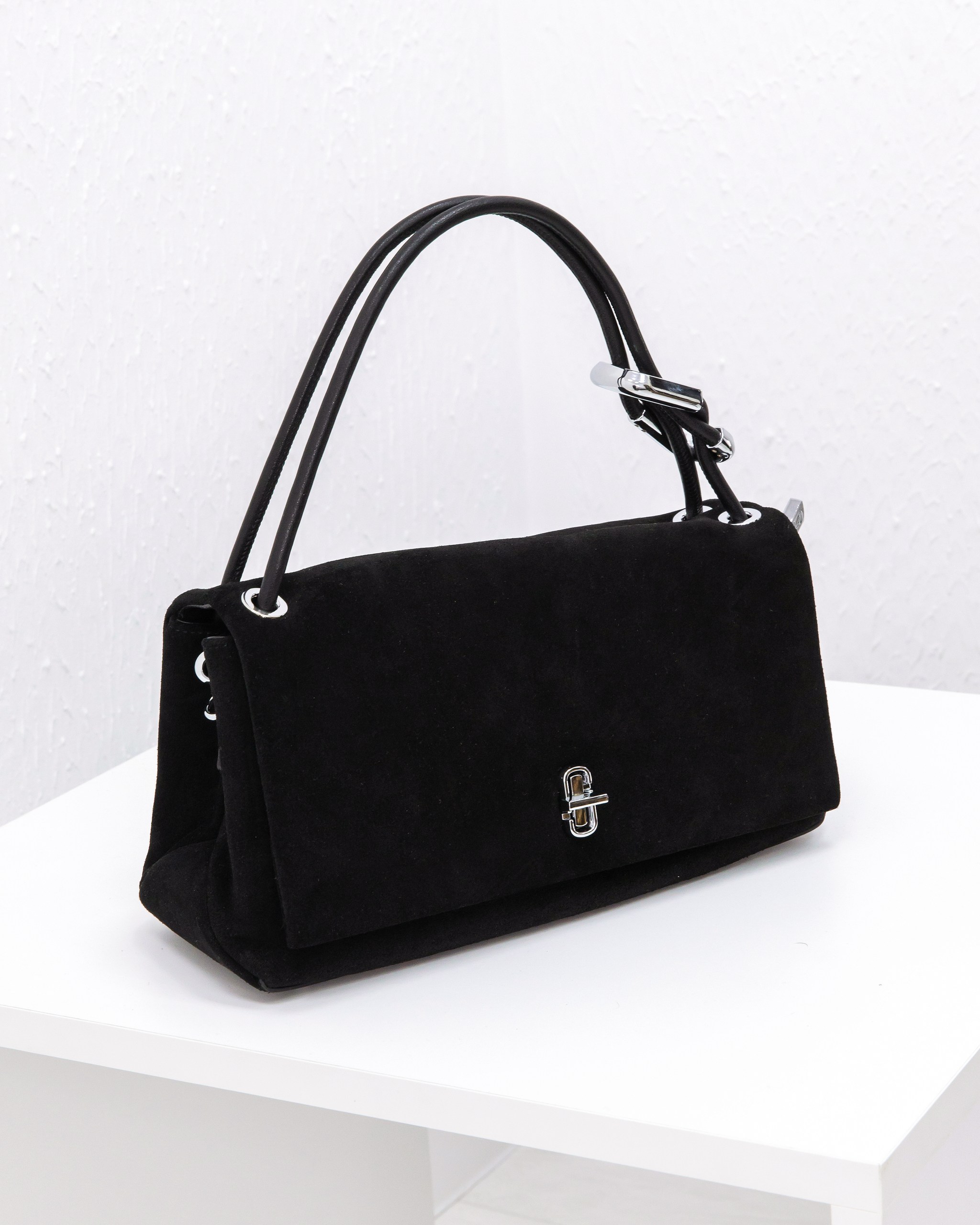 LACCOMA bag-8067 / черная замша