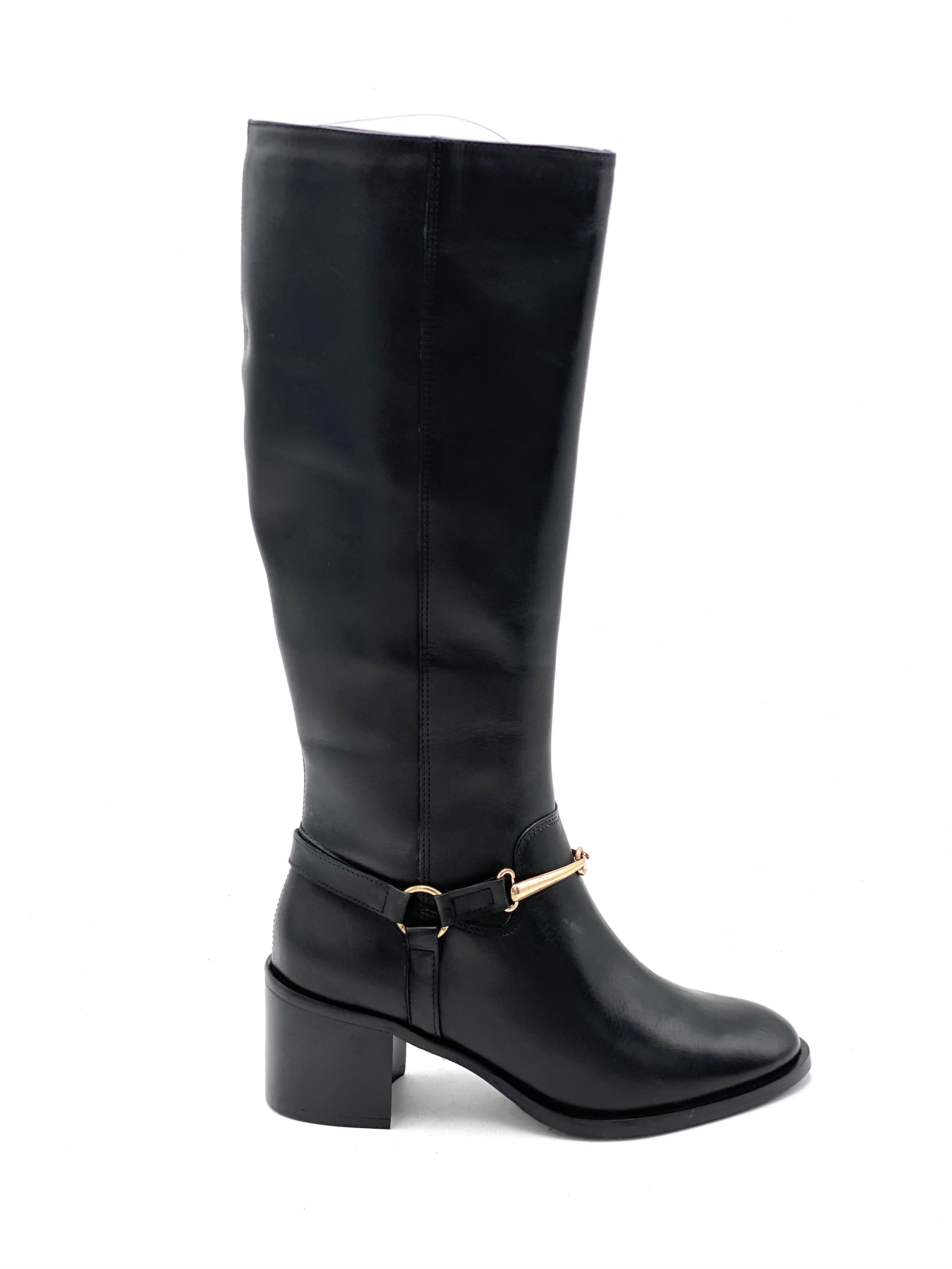 SOLO FEMME 24714 / чёрная кожа