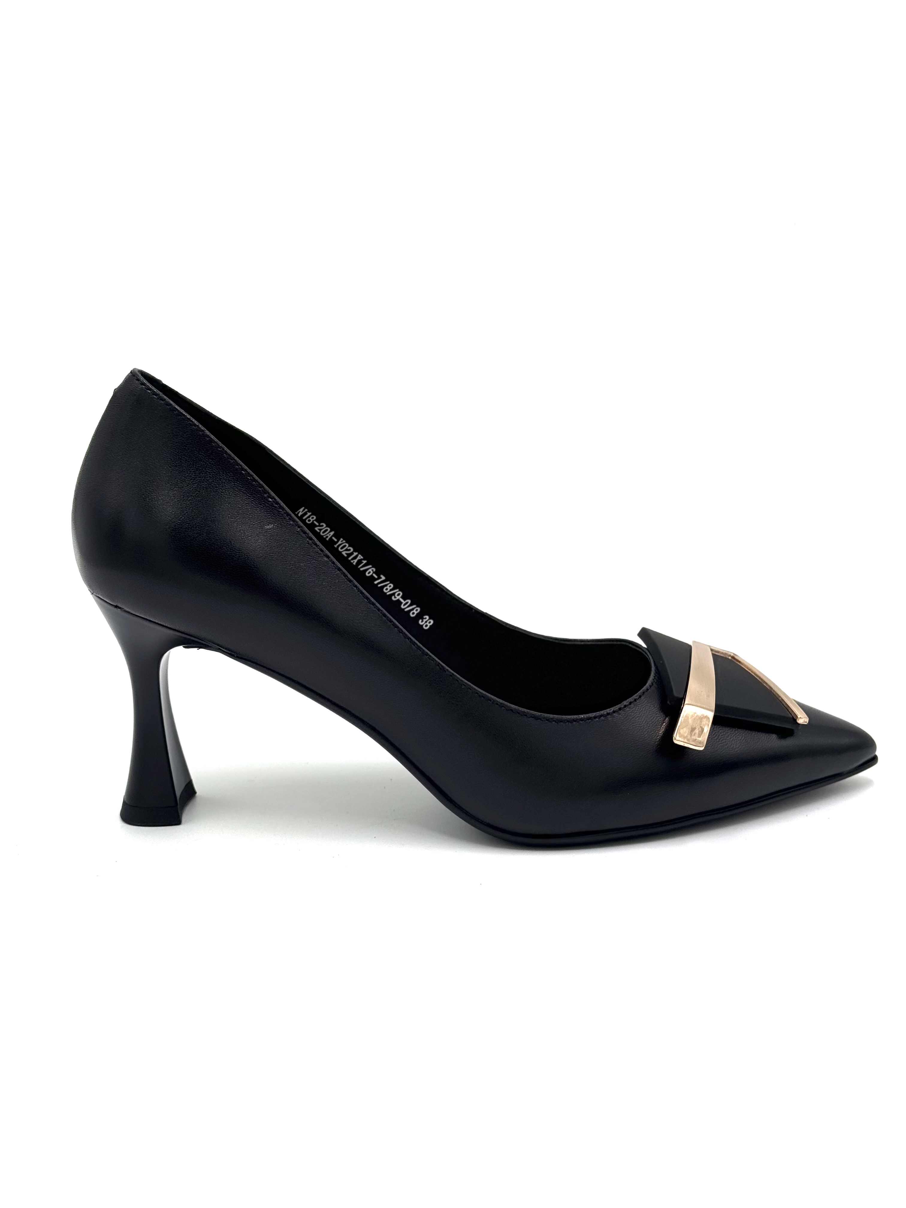 Regina Bottini n18-20a / черная кожа