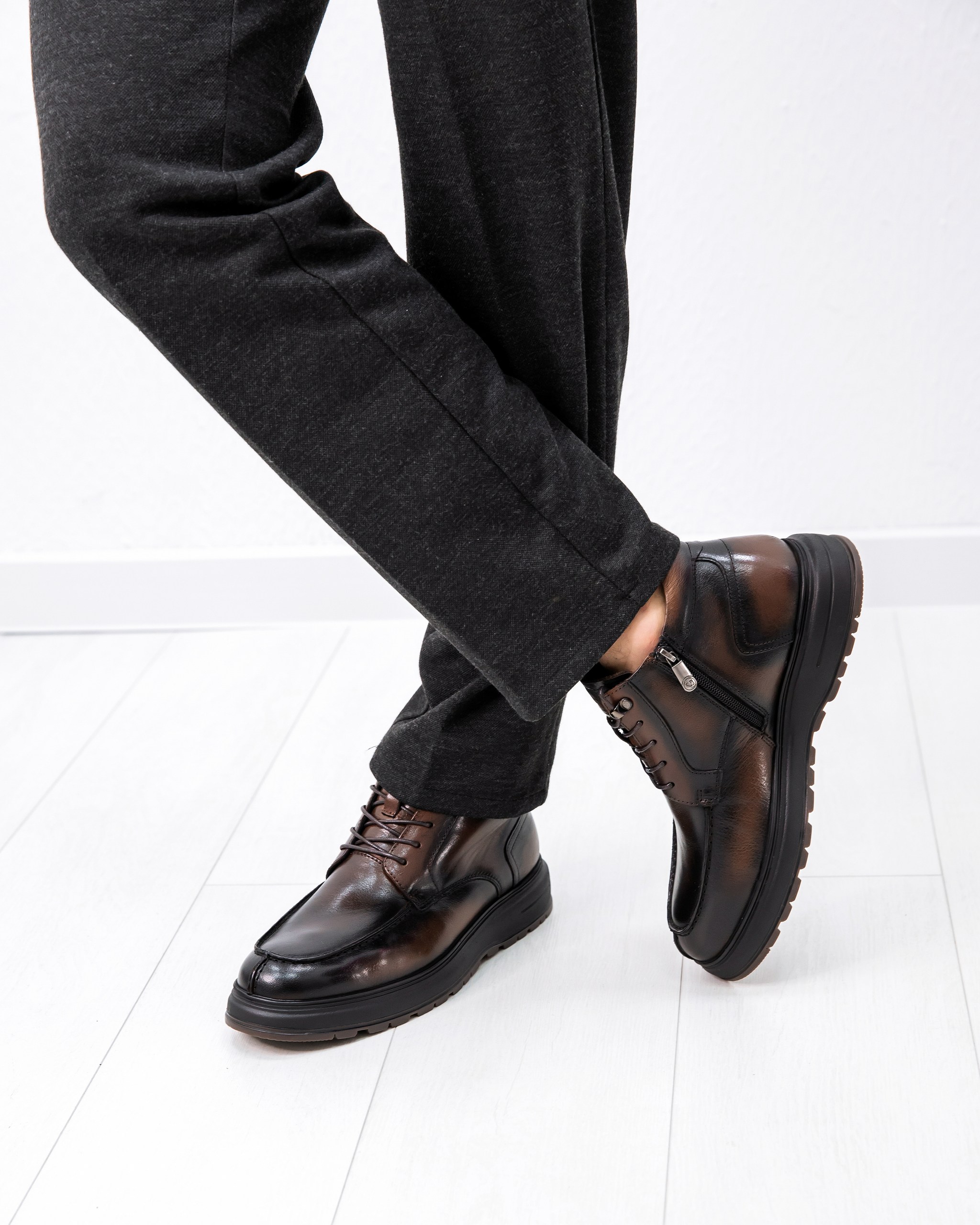 Cosottinni 6757m / коричневая кожа