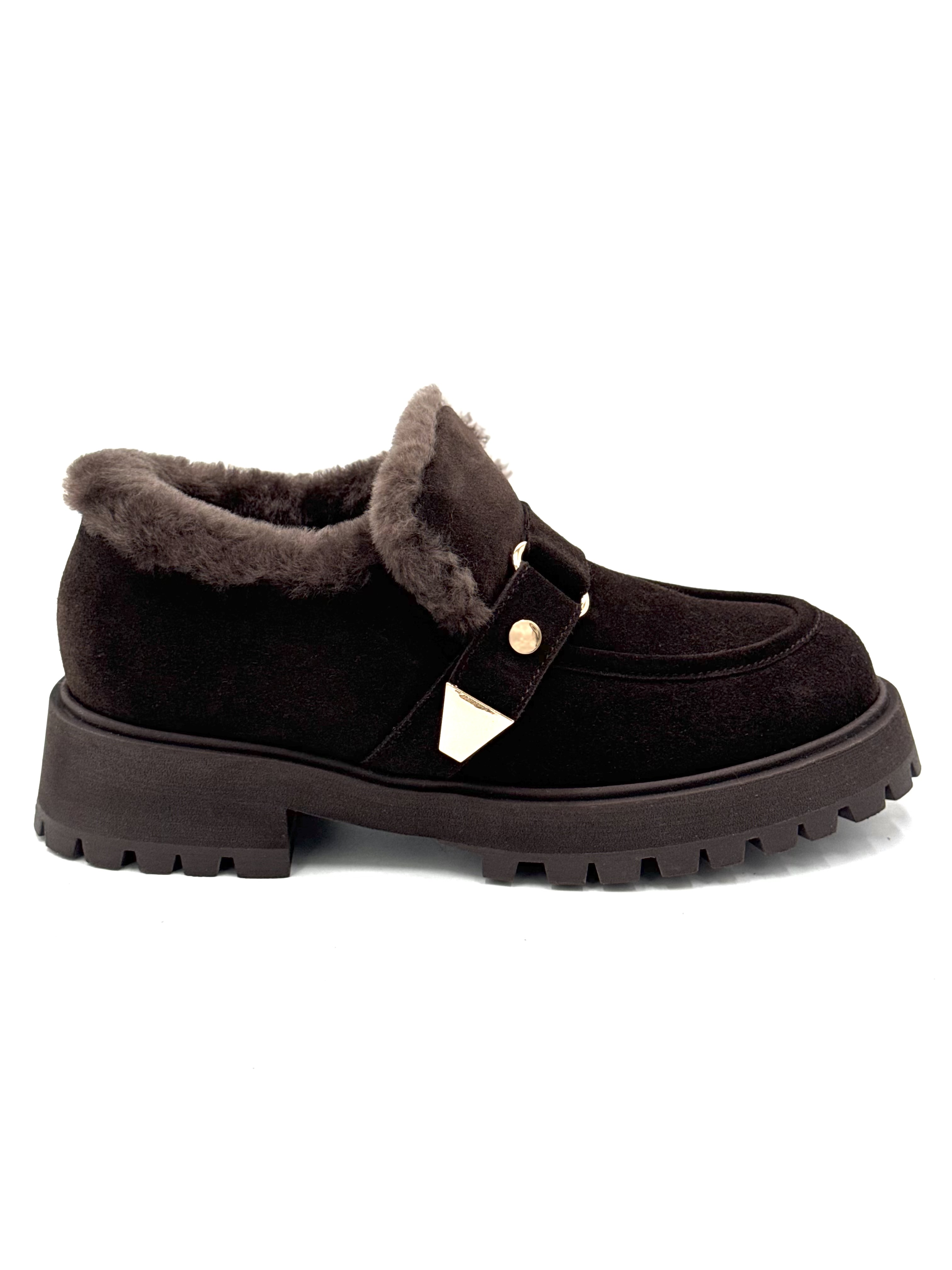VISCONI 2069 / замша шоколад wlk2303m-19m